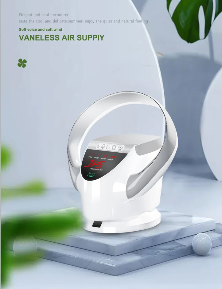 Description Picture 2 of itemLeafless fans home table remote control floor fan portable air cooler wall mounted circulation bladeless air purifier ventilador