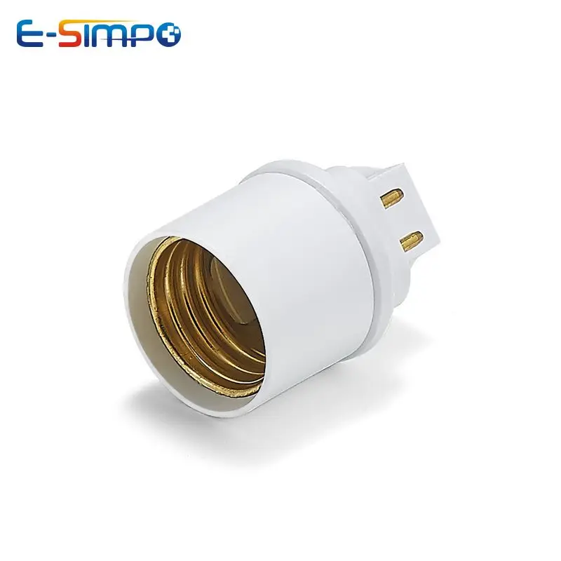 4Pin GX24Q к E26 E27 адаптер CFL держатель лампы адаптер питания основание конвертера Разъем светодиодный светильник лампа расширение штекер нужен бросок балласт