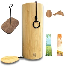 

2021 Chord Wind Chimes Japanese Hand-cranked Retro Meditation Healing Bamboo Music Wind Chimes Song Poem Koshi Bracket Hanger