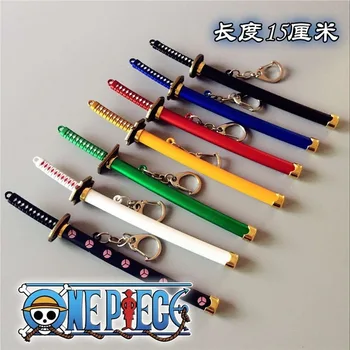 

2020 hot Anime Naruto Weapons Knife Buckle Keychain 15 Cm Sasuke Juvenile Grass Sword Key Chain Accessories Pendant keyrings