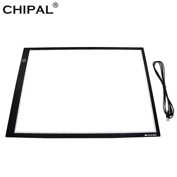 

CHIPAL A3 Scale LED Light Pad Magnet Digital Tablets Painting Writing Drawing Tablet Light Box Large-size Sketching Copy Board