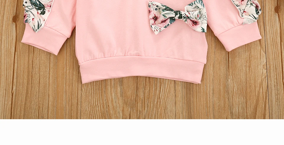 best Baby Clothing Set 3pcs Infant Baby Girl Clothes Newborn Autumn Long Sleeve Ruffle Cotton Tops Floral Pants Headband Clothing Outfit Set Fall 0-24M baby girl cotton clothing set