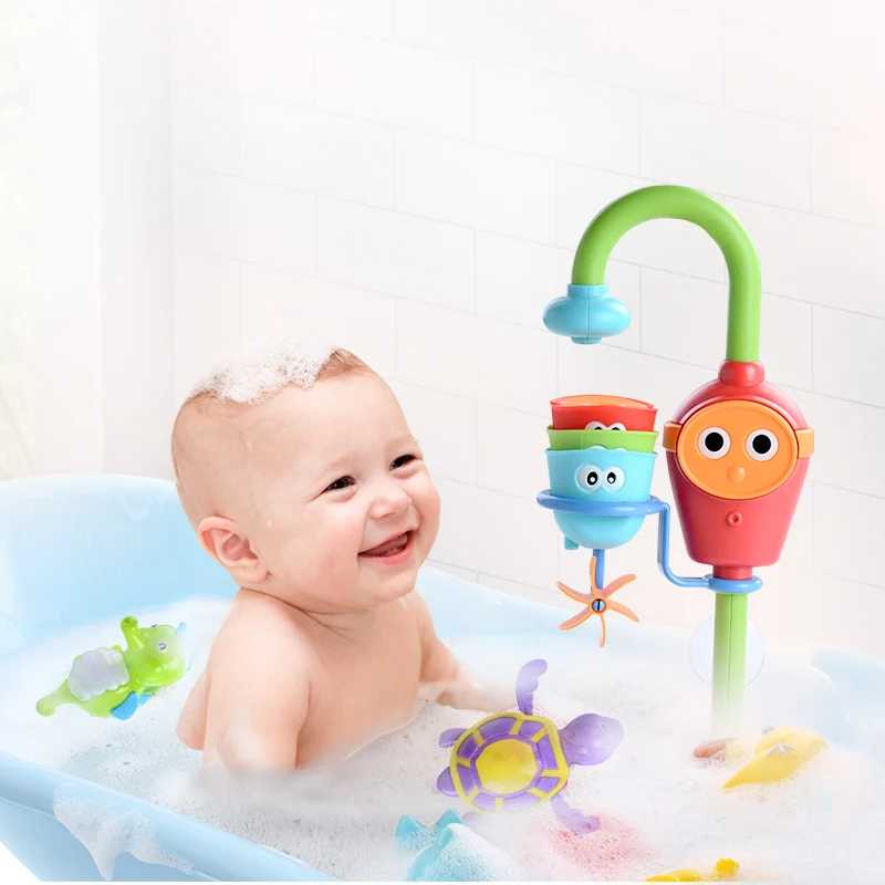 

Bathing Spouts Clockwork Play Water for Baby Boys Children Kids Pool Swimming Bath Toys