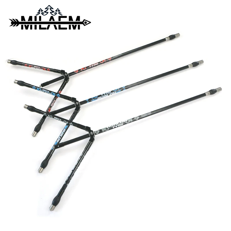 1 Set Archery Bow Stabilizer Set Carbon Balance Bar System Main Rod