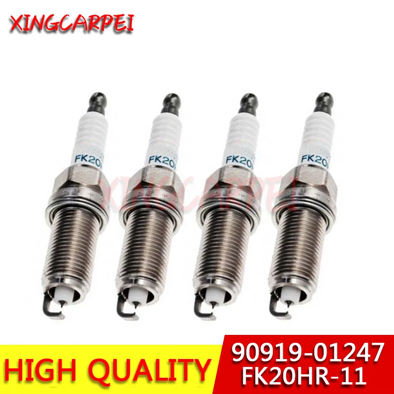 4 шт. иридиевая Свеча зажигания для Toyota Lexus FK20HR11/SK20HR11/SK20BGR11/SK20BR11/SC16HR11/SC20HR11/SK20R11 автозапчасти