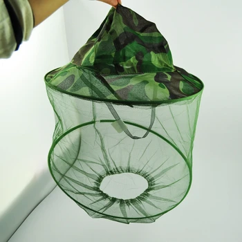 

HOT-Camouflage Patten Beekeeper Hat Beekeeping Face Mask