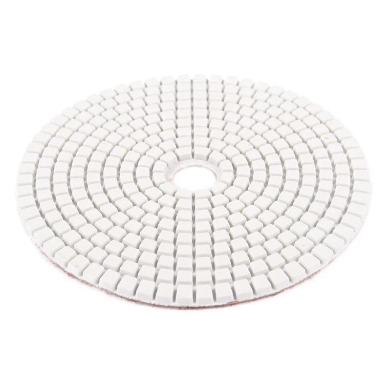 Top-5 inch 125mm Wet Diamond Polishing Pads Marble Granite Grits