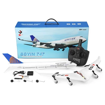 

Wltoys A150-B747 3CH 2.4G B747 Remote Control Glider Sailplane Drone RC Airplane Model Educational Toy Gift For Child Kid Adult