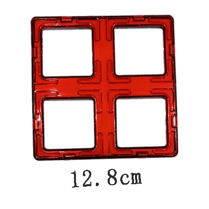 1pcs Magnetic DIY building blocks parts construction toys for toddlers Designer magnetic toys Magnet model building toys Big square 2