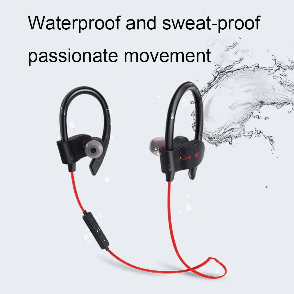 

558 Bluetooth Earphone Earloop Earbuds Stereo Bluetooth Headset Wireless Sport Earpiece Handsfree With Mic For All Smart Phones