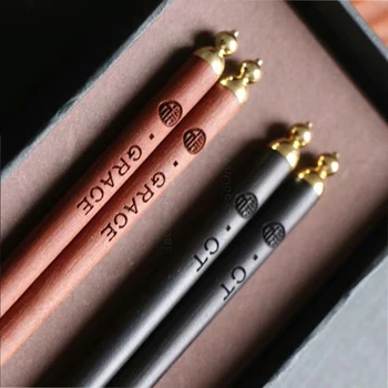 

Free shipping 2pair custom logo Valentines Day wedding bridal shower favors business meeting birthday chopsticks as gift