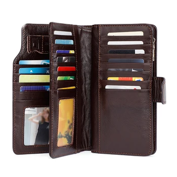 

Wallet Male Classic Fashion Multi-card Hasp Zipper Long Leather Purse Wallet Man Wallets Mens Card Holder Carteria Portfel Murse