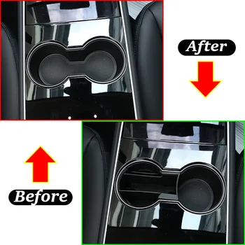 

For Tesla Model 3 2017-2019 console center armrest storage box cup holder compartment storage box auto parts