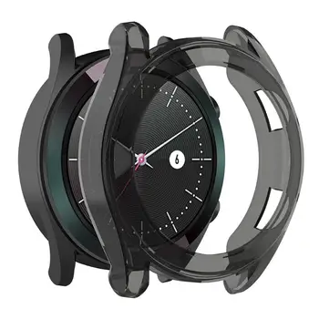 

42/46mm TPU Watch Frame Shell Protective Case Transparent Cover for Huawei GT2 42mm