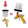 New Paint Spray Gun Cup 160/400/600/800ml Paint Mixing Cup 10pcs Disposable Paint Cup Spray Gun Pot with Inner Cup with Lids 5