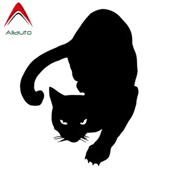 

Aliauto Cartoon Car Sticker Cute Pet Cat Accessories Vinyl Decal Waterproof for Toyota Motorcycle Opel JDM VW Polo,15cm*11cm