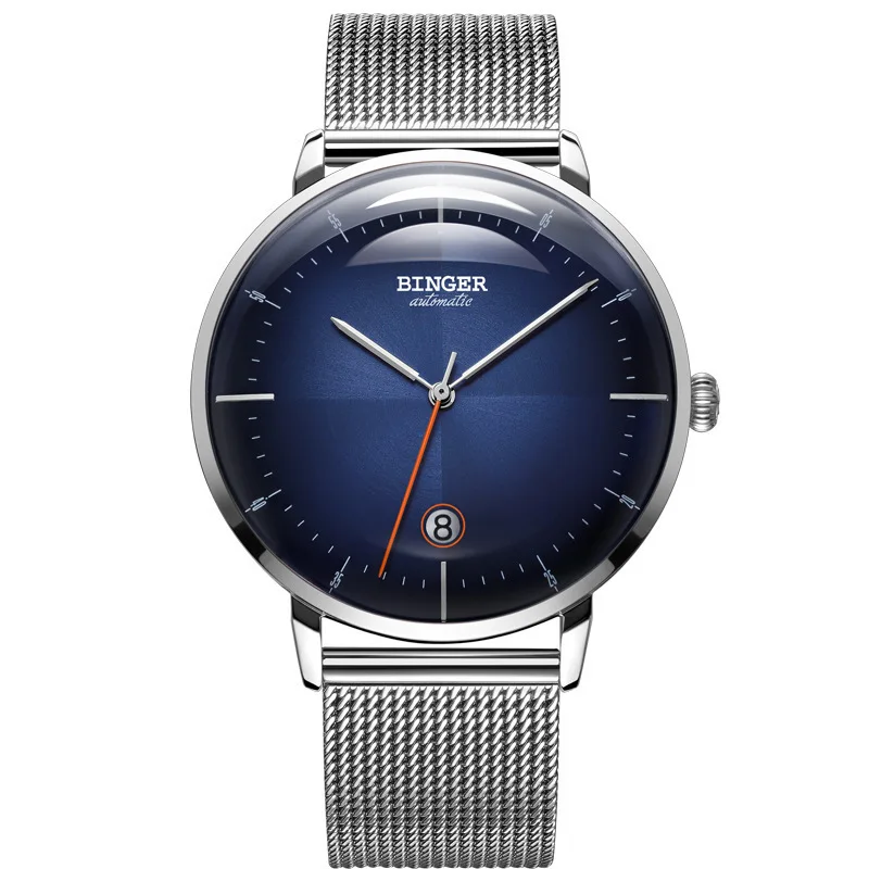 

New Fashion National Table Male Surface Mechanics Surface Hollow Out Sheet Steel Grid Bring Early Summer Man Wrist Watch 5086