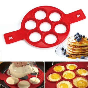 

Pancake Maker Egg Ring Maker Nonstick Easy Fantastic Egg Omelette Mold Kitchen Gadgets Cooking Tools Silicone