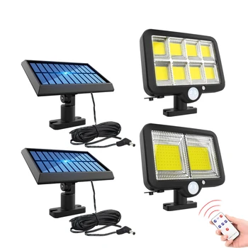 

Powerful Remote Control Upgraded COB Solar Light PIR Motion Sensor IP65 Outdoor Solar Wall Street Light Waterproof Lamp