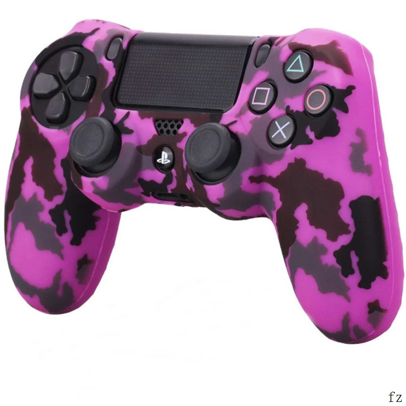 100 шт Противоскользящий чехол для sony playstation 4 силиконовый резиновый чехол для PS4 DS4 Pro тонкий контроллер мягкий чехол