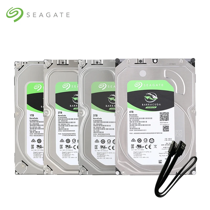 Hard-Disk-Drive Hdd Internal 12TB SATA 10TB Desktop 4TB 8TB 3TB 6TB 5400 RPM Seagate
