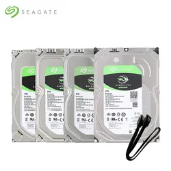 Seagate 2 ТБ настольный жесткий диск внутренний жесткий диск Оригинальный 3,5 ''ТБ 7200 об./мин. SATA 6 ГБ/сек. жесткий диск для компьютера PC ST2000DM008