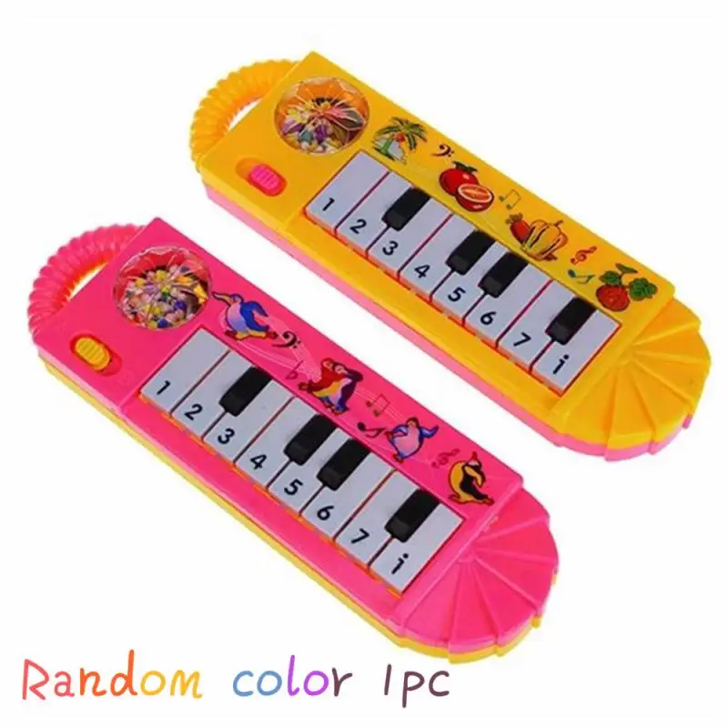 PIANO INFANTIL 5 EM 1 TECLADO GUITARRA BATERIA MICROFONE KARAOKE TROMPETE  BEBE MUSICAL COM SOM E