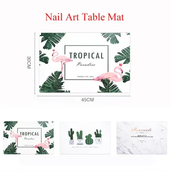 

1Pcs Marble Nail Table Washable Nail Art Hand Pillow Pad Cactus Hand Arm Rest Cushion Table Mat Manicure Tool