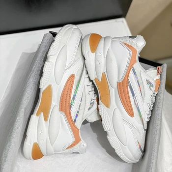 

Chunky Sneakers For Women Brand Designers Platform Fashion Dad Shoes Woman Casual Shoes Running Trainers Female 2020 Autumn