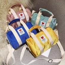 Детская сумка-мессенджер в Корейском стиле, коллекция года, весенне-летняя новая стильная маленькая сумка на плечо для маленьких девочек, Холщовая Сумка с рисунком