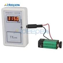 Frecuencia Digital de contador de Control remoto inalámbrico de 250-450 MHZ de herramientas DC 7,5 V-10 V 10cm prueba de distancia