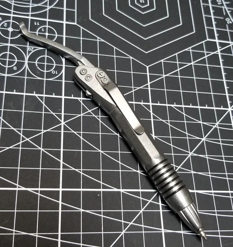 EDC из титанового сплава, тактическая ручка для самозащиты и выживания с многофункциональными инструментами для повседневного использования