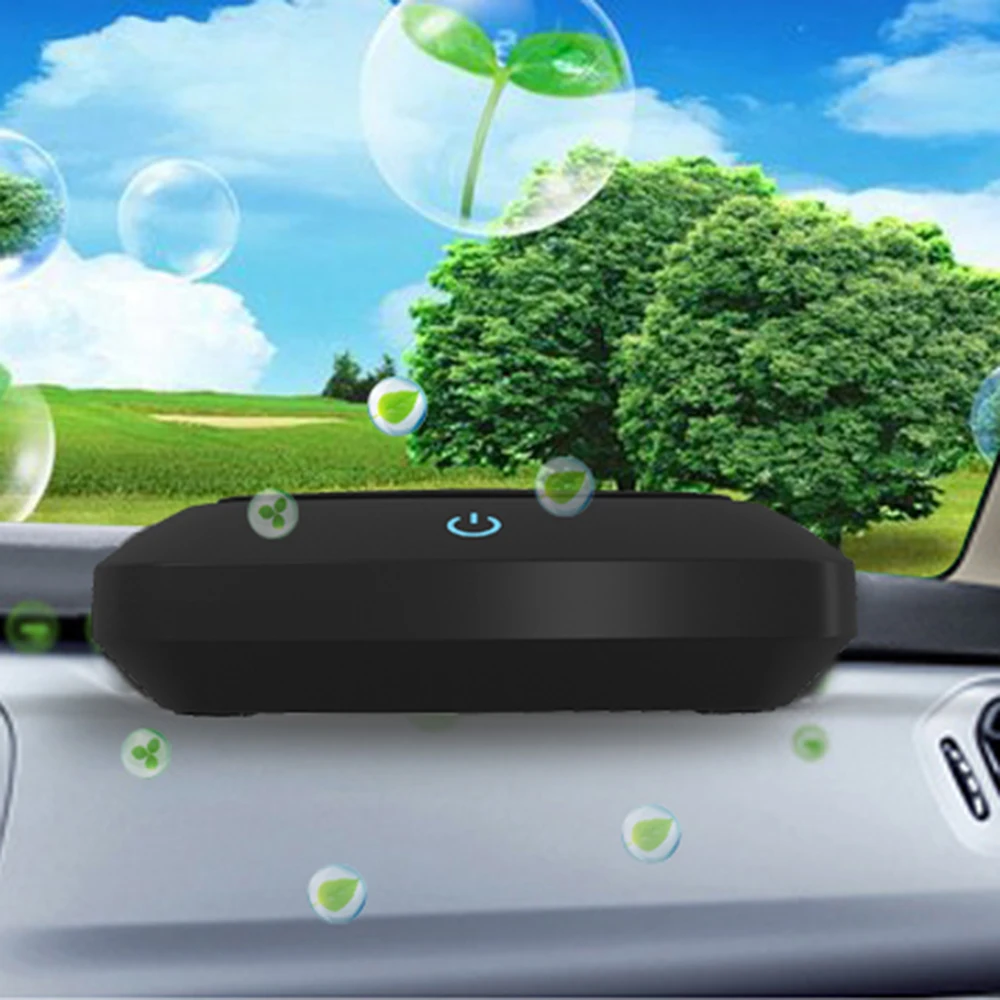 Portable Car Air Purifier Ionizer Negative Ion Ozone Ozonizer Remove Dust Pollen Smoke &amp Bad Odors Ionic Freshener | Автомобили и