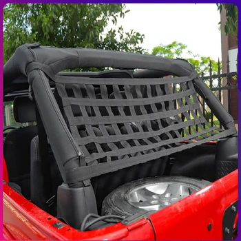 

Multi-functional Roof Heat Insulation Net Soft Ceiling Hammock Refitting Luggage Net Cover For Jeep Wrangler TJ JK 1987-2018
