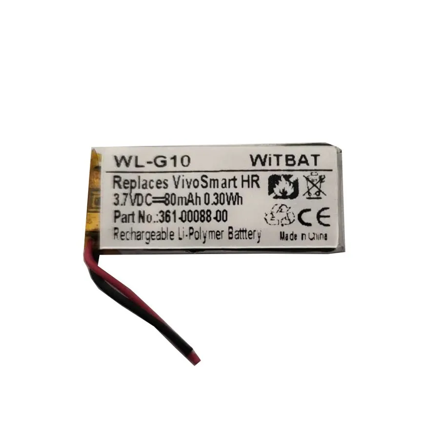 Аккумулятор ZHUJI 80 мАч для Garmin VivoSmart HR + 361-00088-00 | Электроника