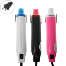 Мини Портативный 110 В горячий воздух СПРЕЙ 300 Вт макс 200 Температура DIY тиснение Электрический Электроинструмент цифровой тепловой пистолет США штекер