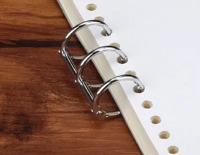 silver 2pcs 2 шт. DIY из золотистого металла спираль связующего Нержавеющая сталь папка с файлом зажим с отрывными листами записная книжка с кольцевым механизмом зажим для Тетрадь записной книжки - Цвет: silver 2pcs