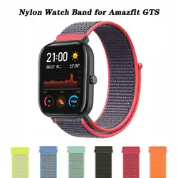 Нейлоновый Ремешок Для Xiaomi Huami Amazfit GTS спортивный тканый браслет аксессуары для наручных часов для Huami Amazfit GTS Смарт-часы