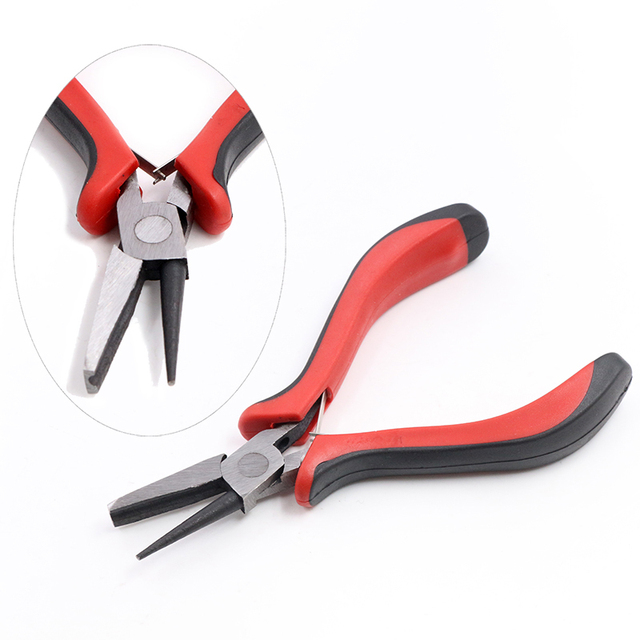 Piece Stainless Steel Needle Nose Pliers Jewelry Making Hand Tool Black 12.5cm
