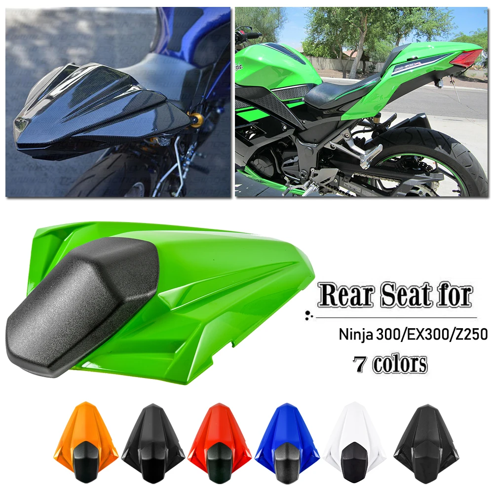 

Ninja 250 300 Seat Cover Cowl Hump Faring Solo Rear Passenger Pillion For Kawasaki Z300 EX300 Z250 2013 2014 15 16 17 2018 2019