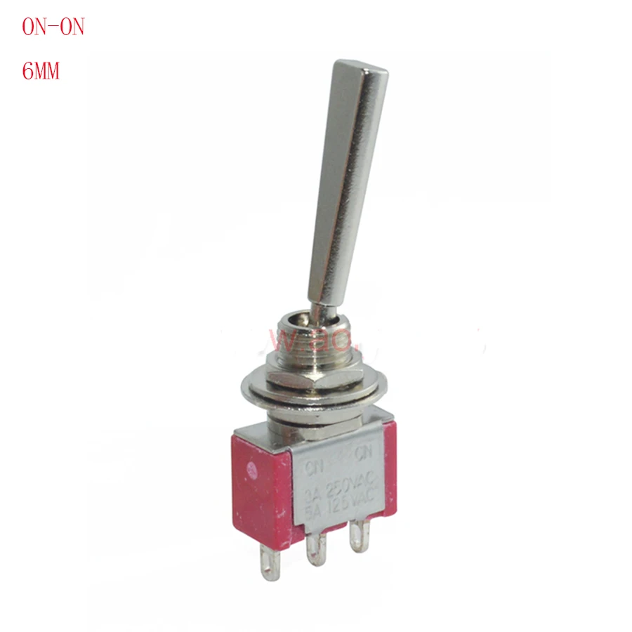 

Direct production Soongsil Long Flat handle 3 Pin ON-ON SPDT Toggle Switch AC 6A/125V 3A/250V
