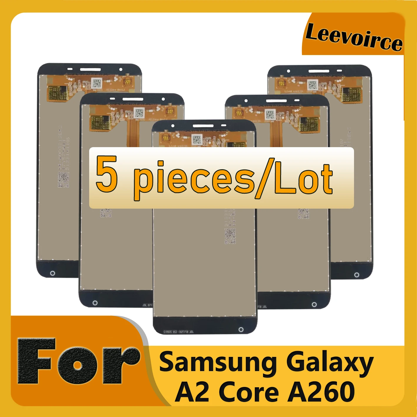 本物 アウトレット 携帯電話用のオリジナルlcdスクリーン 5 0インチ Samsung Galaxy 用 コアa260f Ds 5個 オリジナルアセンブリ 激安 専門 店 it Co Za