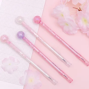 

Romantic Beautiful Ins Ball Cherry Blossom Gel Pen Cute Cartoon Student Office Writing Stationery Wholesale Kawaii School