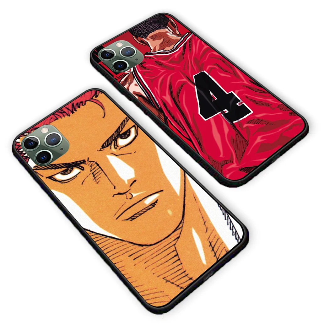 Slam Dunk для iPhone 5 5S 6 6s 7 8 Plus X XS XR 11 Pro Max черный чехол ТПУ