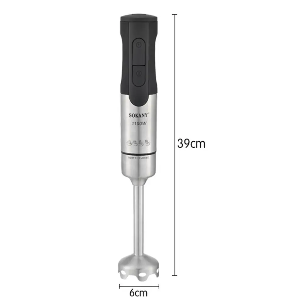 1100W Portable Electric Blender 2 Speed Multifunctional Kitchen Hand Mixer Fruit Vegetable Nut Juice Smoothie Baby Food Blenders