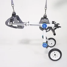 Samohui кресло-коляска для собак регулируемый размер алюминиевая складная коляска для собак и кошек с задними конечностями