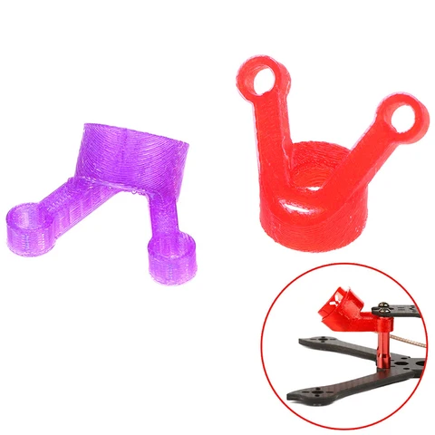 New Hot Sale Light weight 3D Printed TPU UFL FPV Antenna Mount Fixing Seat For RC Drone Frames Models 28g title=