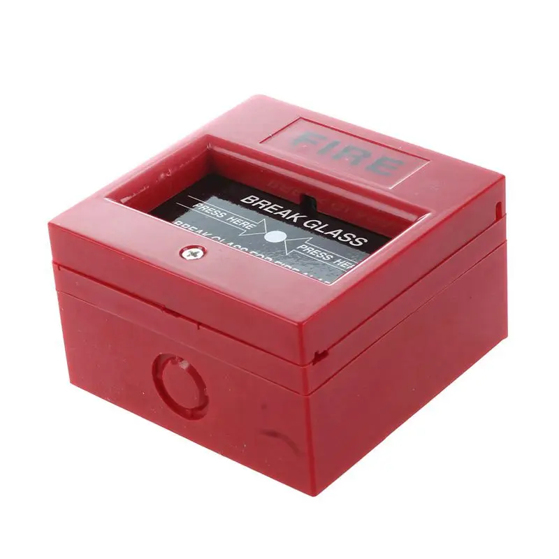 AC 250V/12V DC 12V Resettable Manual Call Point Fire Alarm Pull Station | Электроника