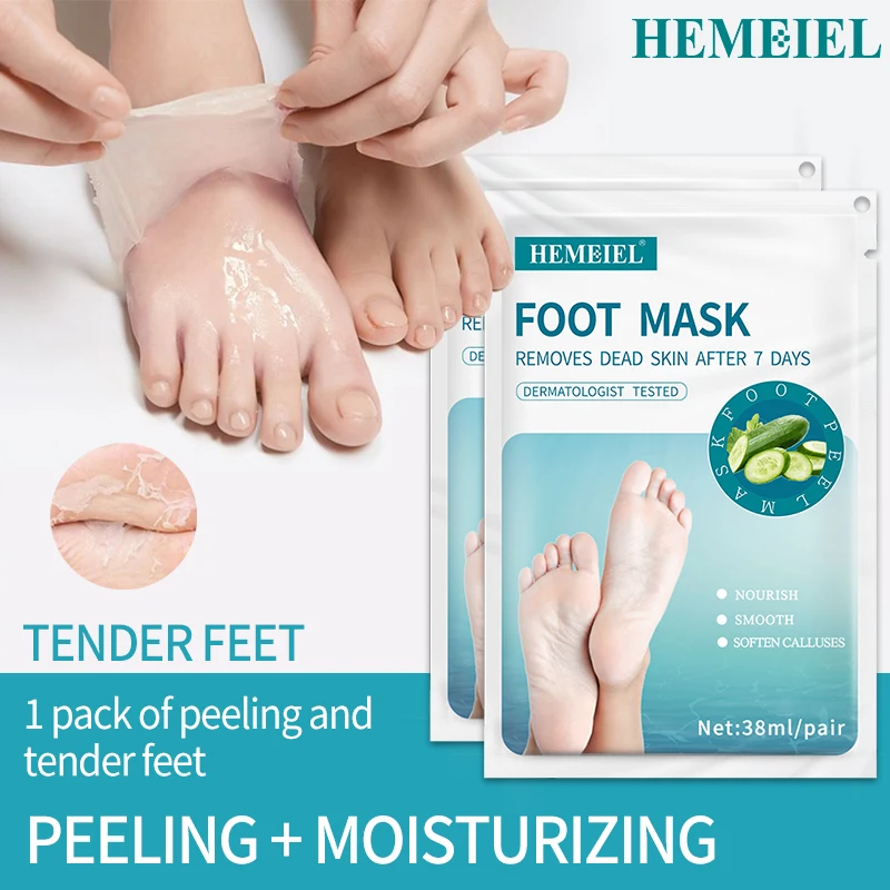 10pcs Exfoliating Peel Off Foot Mask Remove Dead Skin Callus Sock Baby Soft  Feet