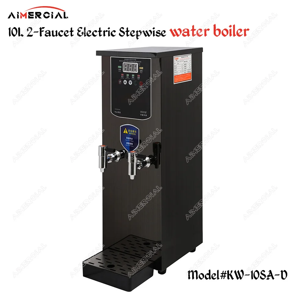 KW10SK commercial electric stepwise water boiler stainless steel water boiling machine with microcomputer control